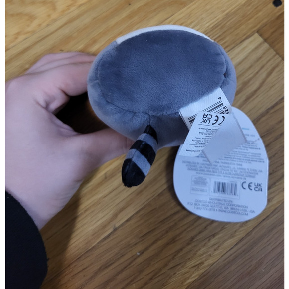 Squishmallows Rocky Raccoon Christmas Ornament 2021 Holiday Squad NWT 3.5” - Picture 6 of 14